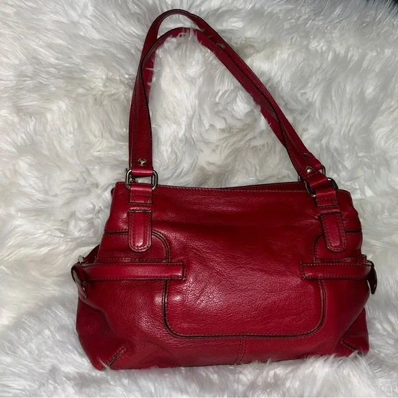 Etienne Aigner Tucson Handbag Style 70316 in Garnet - Picture 11 of 12